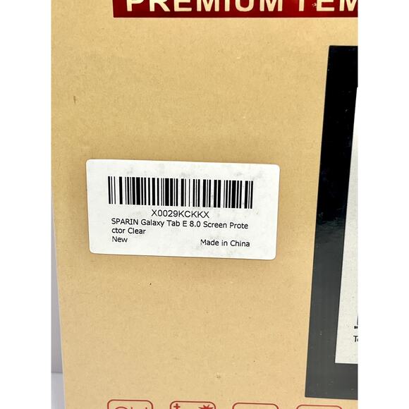 Sparin Glass Screen Protector Premium Tempered Galaxy Tablet 8.0 Screen Clear - Picture 2 of 10